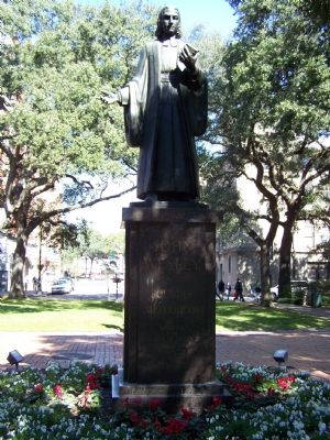 John Wesley Statue...1703-1791 Founder Methodism Minister of the Church of England image. Click for full size.