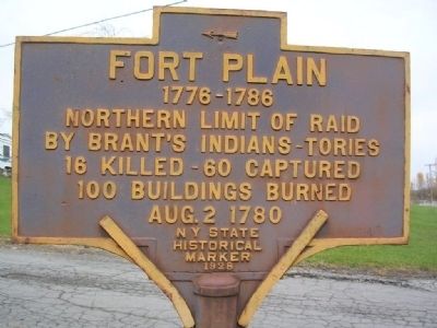 Fort Plain NY State Historical Marker image. Click for full size.