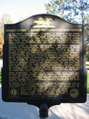 Christopher C. Andrews, Conservation Pioneer Marker image. Click for full size.