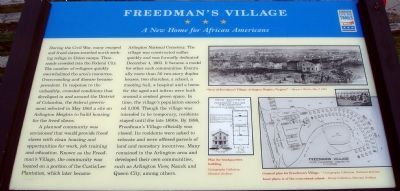 Freedman's Village Civil War Trails Marker image. Click for full size.