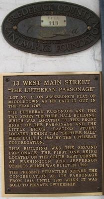 13 West Main Street Marker. Click for full size. 13 West Main Street Marker image. Click for full size.
