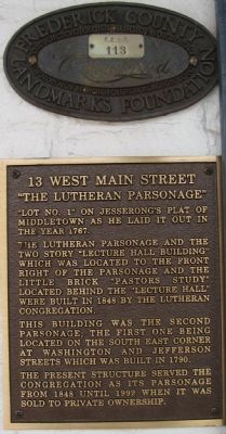 13 West Main Street Marker image. Click for full size.