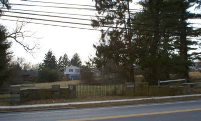 Former entrance to Woodmere. Click for full size. Former entrance to Woodmere image. Click for full size.