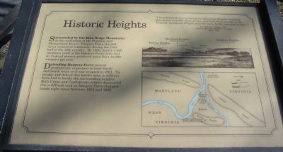 Historic Heights Marker image. Click for full size.