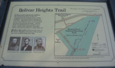 Bolivar Heights Trail Marker image. Click for full size.