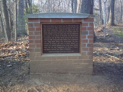 The Lee Family Cemetery Marker image. Click for full size.