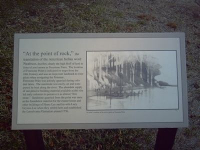 "At the Point of Rock" Marker image. Click for full size.
