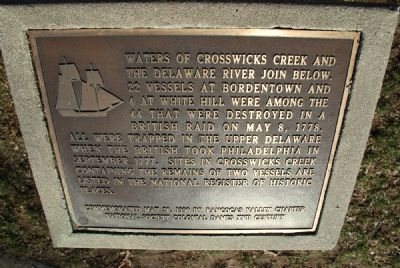 Crosswicks Creek Raid Marker. Click for full size. Crosswicks Creek Raid Marker image. Click for full size.
