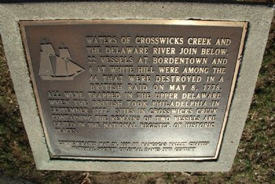 Crosswicks Creek Raid Marker image. Click for full size.