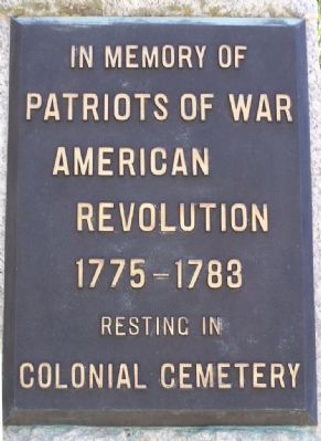 At The Main Gate to Colonial Park Cemetery. Click for full size. At The Main Gate to Colonial Park Cemetery image. Click for full size.