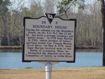 Boundary House Marker image. Click for full size.