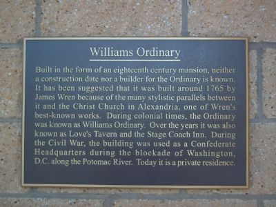 Williams Ordinary Marker image. Click for full size.
