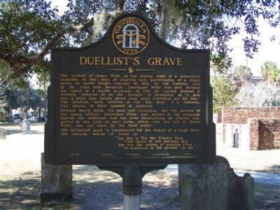Duellist's Grave Marker. Click for full size. Duellist's Grave Marker image. Click for full size.