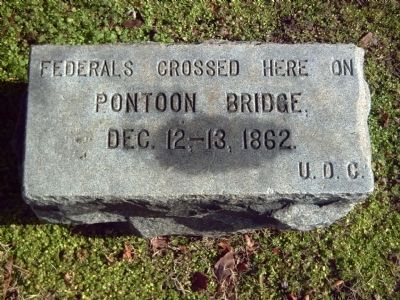 Pontoon Bridge Site Marker image. Click for full size.