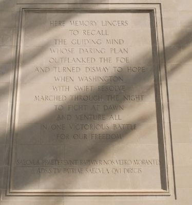 Main Marker on Rear of Monument image. Click for full size.
