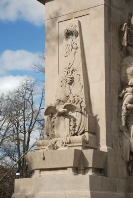 Left Side of Princeton Battle Monument image. Click for full size.