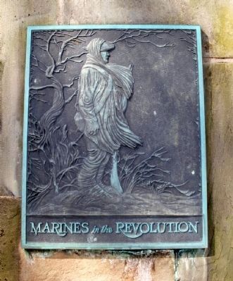 Marines in the Revolution Marker image. Click for full size.