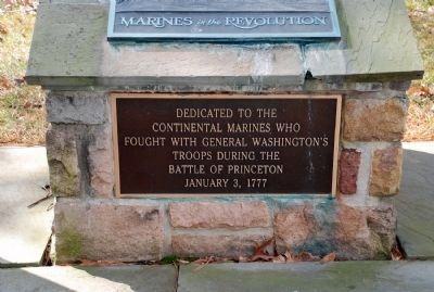 Marines in the Revolution Marker image. Click for full size.