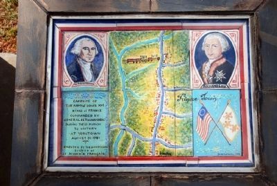 Campsite of The Army of Louis XVI, King of France Marker image. Click for full size.