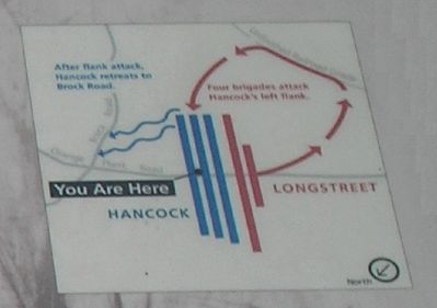 Battle Map of Longstreet's flank attack. Click for full size. Battle Map of Longstreet's flank attack image. Click for full size.