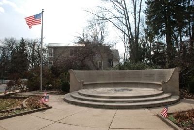 Marker as Seen from Mercer Street. Click for full size. Marker as Seen from Mercer Street image. Click for full size.