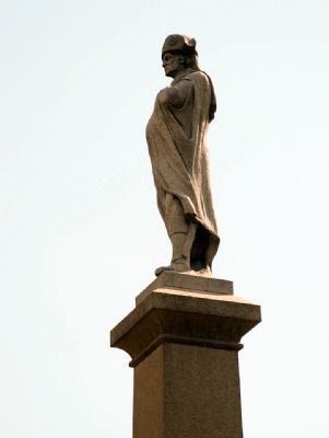 Side View of Washington Statue. Click for full size. Side View of Washington Statue image. Click for full size.