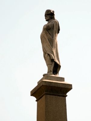 Side View of Washington Statue image. Click for full size.
