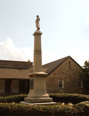 Alternate View of Monument with Visitors' Center in Background image. Click for full size.