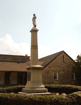 Alternate View of Monument with Visitors' Center in Background. Click for full size. Alternate View of Monument with Visitors' Center in Background image. Click for full size.