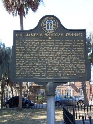 Col. McIntosh Marker image. Click for full size.