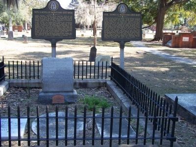 Grave site next to Great-uncle Gen. McIntosh image. Click for full size.