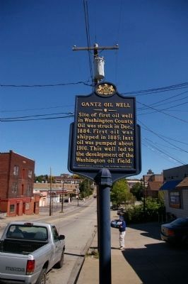 Marker with street in background image. Click for full size.