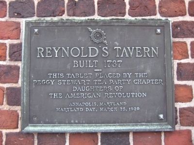 Reynold's Tavern Marker image. Click for full size.
