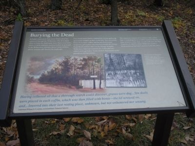 Burying the Dead Marker. Click for full size. Burying the Dead Marker image. Click for full size.