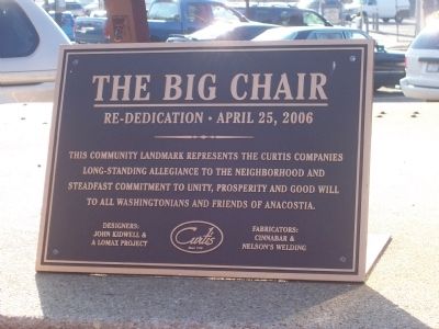 The Big Chair - Re-dedication, April 25, 2006. image. Click for full size.