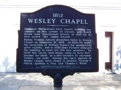 1812 Wesley Chapel Marker image. Click for full size.