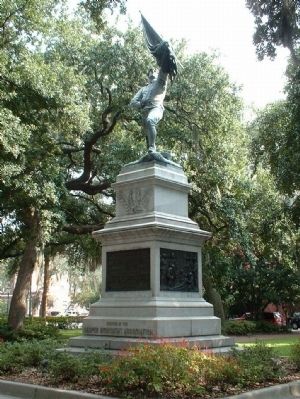 Sgt. Jasper Monument at Madison Square, Savannah image. Click for full size.
