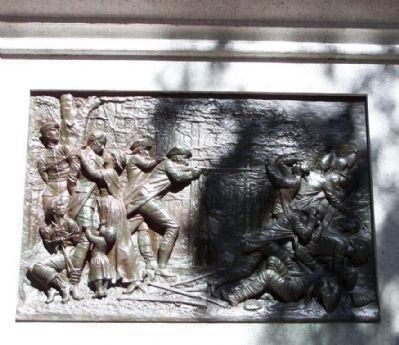 Bas Relief of the Liberation of Patriot prisoners image. Click for full size.