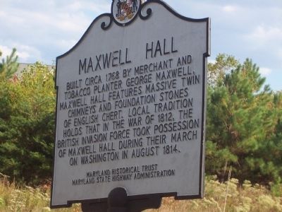 Maxwell Hall Marker image. Click for full size.