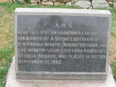 A.N.V. Marker. Click for full size. A.N.V. Marker image. Click for full size.