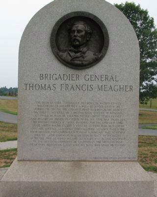 Rear Side of Irish Brigade Monument image. Click for full size.