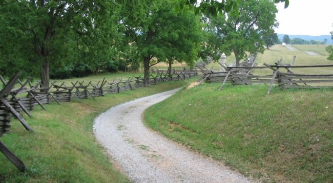 Sunken Road or Bloody Lane. Click for full size. Sunken Road or Bloody Lane image. Click for full size.