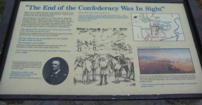 "The End of the Confederacy Was In Sight" Marker image. Click for full size.