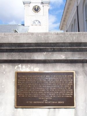 Original Presbyterian Meeting House Marker image. Click for full size.
