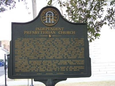 Independent Presbyterian Church Marker image. Click for full size.