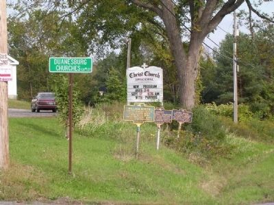 Three Historic Markers in Duanesburg image. Click for full size.