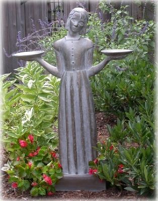 The Bird Girl Statue featured in “Midnight in the Garden of Good & Evil” image. Click for full size.