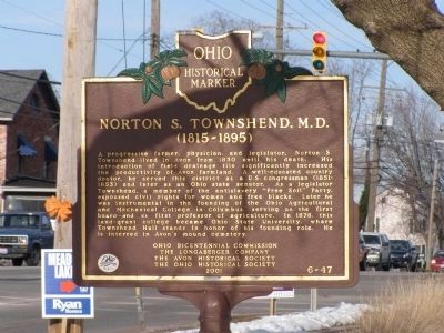 Norton S. Townshend, M.D. Marker image. Click for full size.