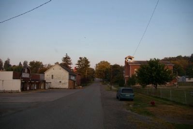 View west on Main Street from the marker image. Click for full size.