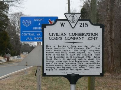 Civilian Conservation Corps Company 2347 image. Click for full size.